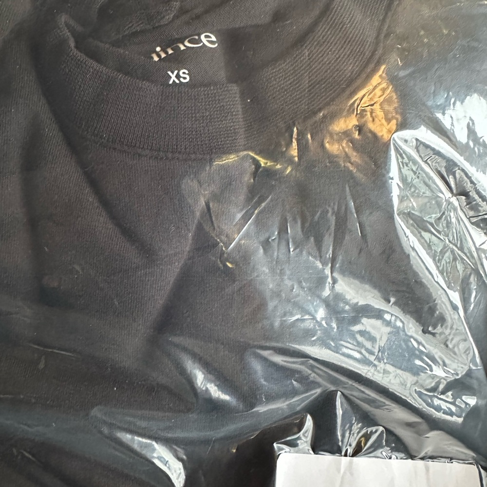 Quince Dream Lounge Oversized Short sleeve Pajamas in Black size Medium 028 - Picture 4 of 4